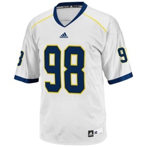 1996-98 AUTHENTIC MICHIGAN WOLVERINES TRAYLOR #54 NIKE JERSEY (ALTERNA -  Classic American Sports